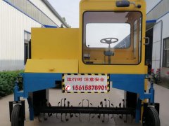 糞便自走式翻拋機(jī)工作效率及使用效果、無需建槽
